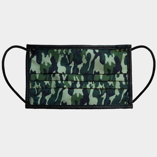 Camo Print Pleated Mask - iBESTEST.com