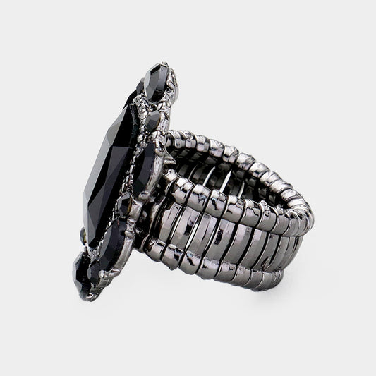 Crystal Stretch Ring - iBESTEST.com