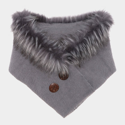 Solid Faux Fur Tube Scarf (New) - iBESTEST.com