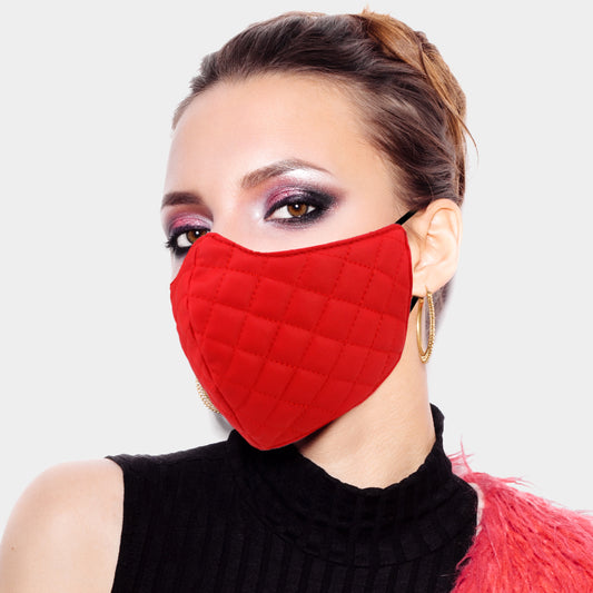 Leather Quilted Mask - iBESTEST.com