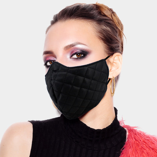 Leather Quilted Mask - iBESTEST.com