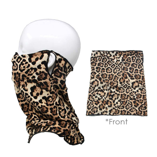 Leopard Print Seamless Face Tube Mask - iBESTEST.com