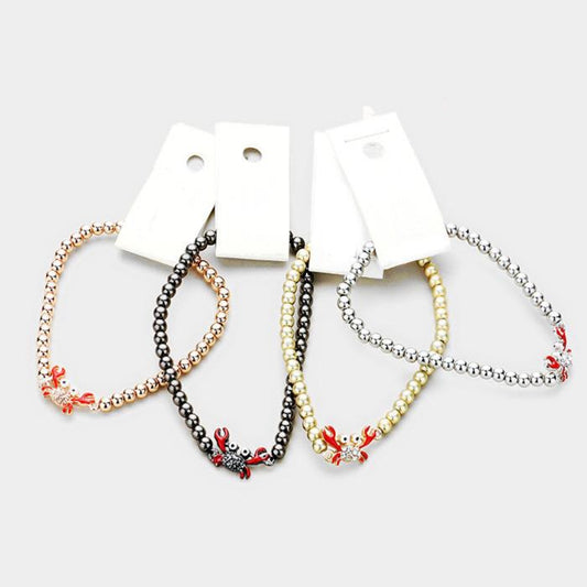 RHINESTONE CRAB BRACELETS - iBESTEST.com