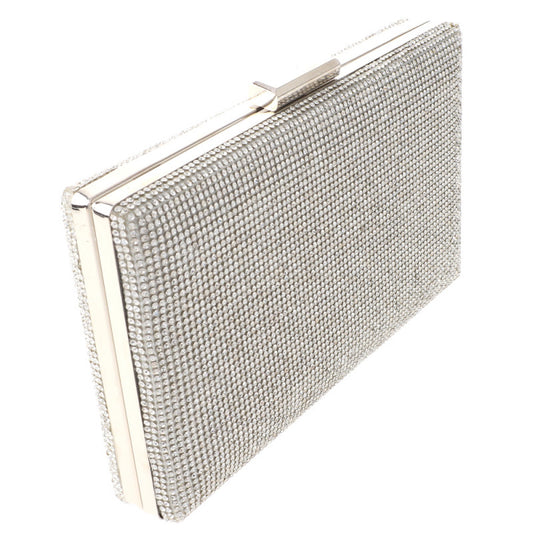 Rhinestone Frame Clutch