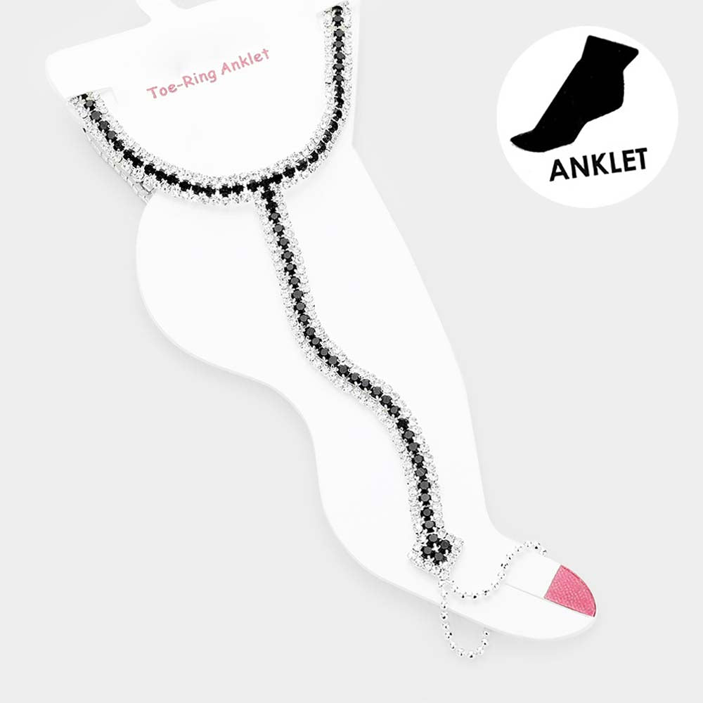 Crystal Evening Anklet - iBESTEST.com