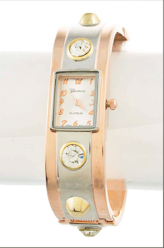 Rose Gold Cuff Watch - iBESTEST.com